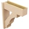 Ekena Millwork 7 1/2-in W x 22-in D x 26-in H Balboa Block Rough Cedar Woodgrain TimberThane Outlooker, Primed Tan OUTUR075X22X26BOA44RCPR - alternate 5